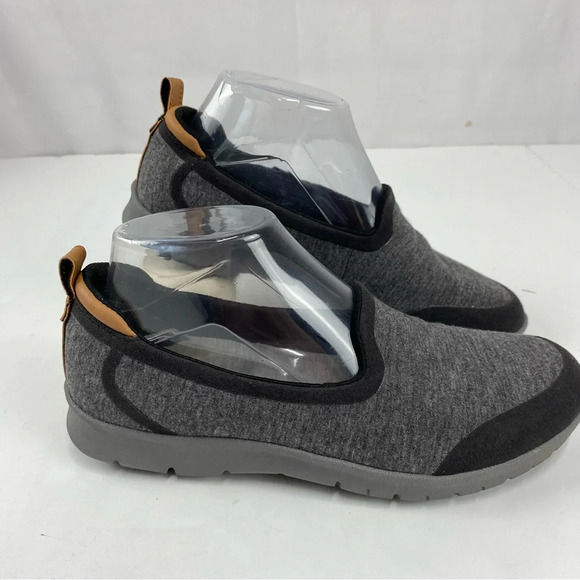 Clarks Cloudsteppers Womens 7 Gray Ashland Bliss Slip Ons Flats Loafers - Picture 1 of 6